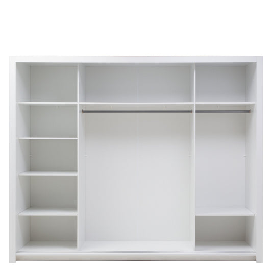 Liberty Siena 12 Sliding Door Wardrobe 258cm with LED