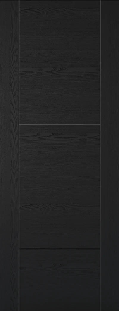 Internal LPD Black Ash Laminated Vancouver Fire Door
