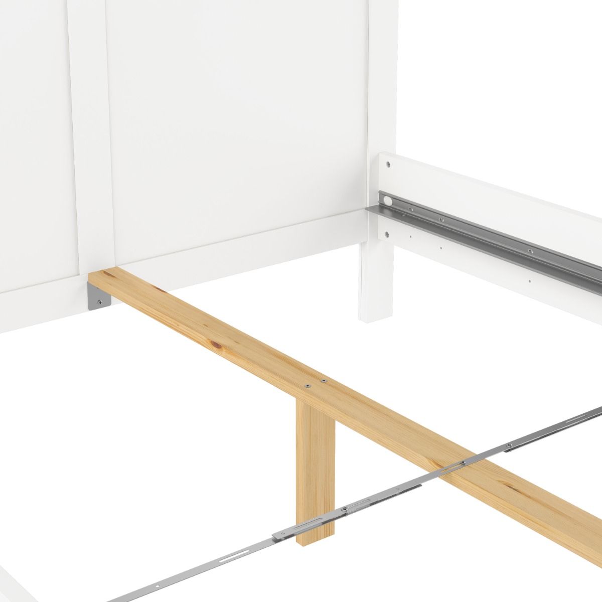 Liberty Luxury White Wooden Double Bed