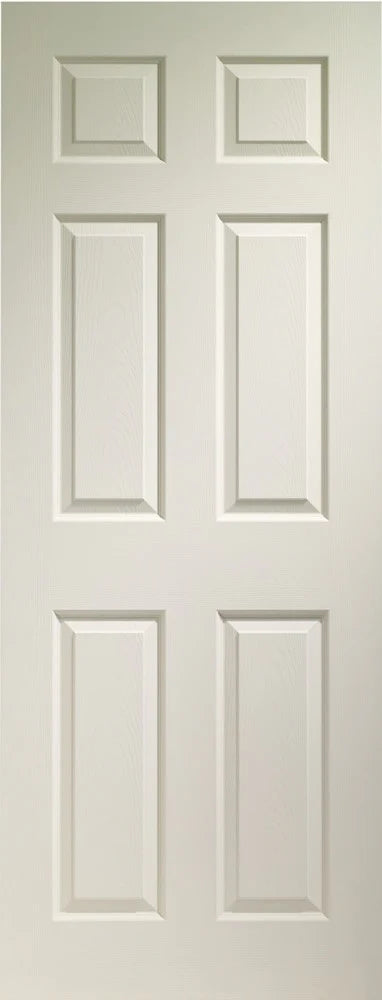 Internal White Moulded Colonist Fire Door