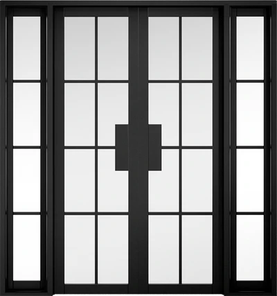 LPD Malvern Internal Black Doors Room Divider Set