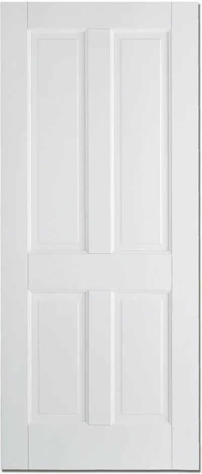 Internal White Primed Canterbury 4P Fire Door FD30