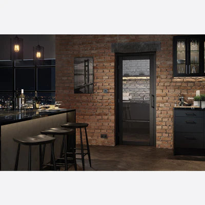 Internal LPD Dark Charcoal Soho Glazed Door