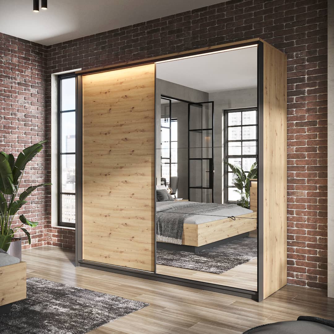 Liberty Quant QS-01 Sliding Door Wardrobe 220cm