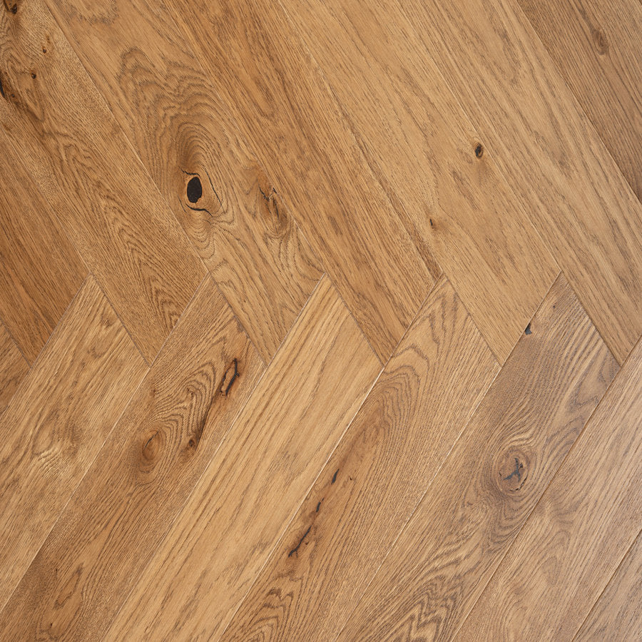 Timba Floor 14x110 Engineered Smoked Oak Herringbone Real Wood Flooring Brushed Matt Lacquered 2066