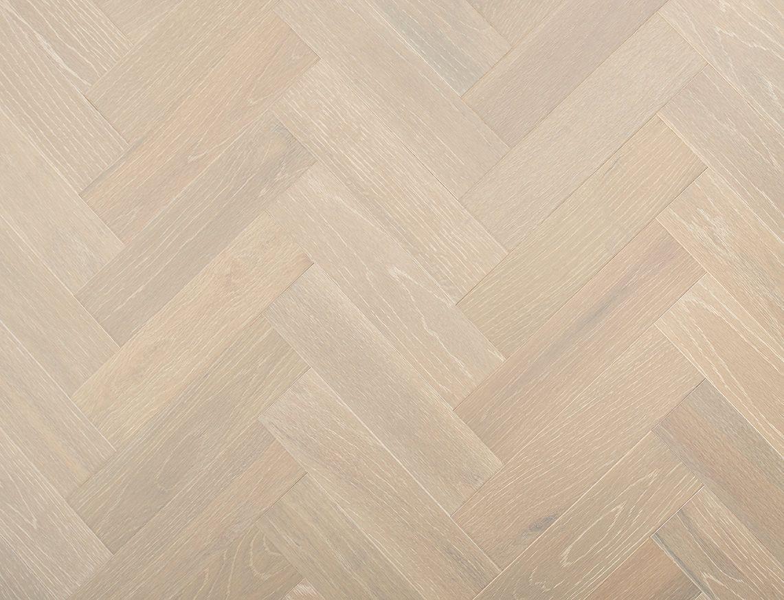 Liberty Wood Herringbone Real Wood 10mm Engineered Flooring Grey Oak Brushed Lacquered Finish