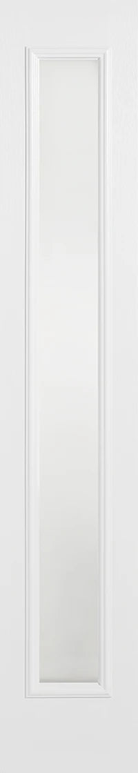 Internal White Sidelight Frosted Door