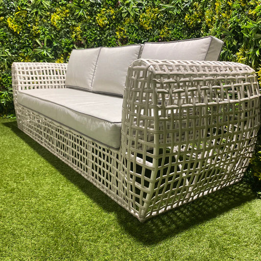 Liberty Indi Rattan 4 Piece Outdoor Garden Sofa Set Open Rattan Feature