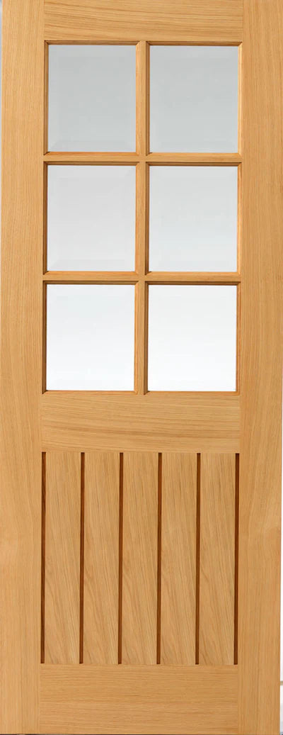 Internal River Prefinished Oak Tutbury Door