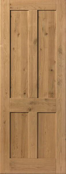 Internal Oak Rustic Oak 4P Door