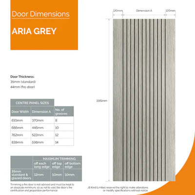Liberty Internal Aria Grey Door