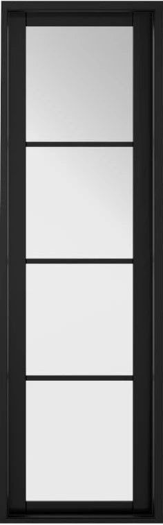 Internal LPD Black Primed Soho Glazed W8 Sidelight Door
