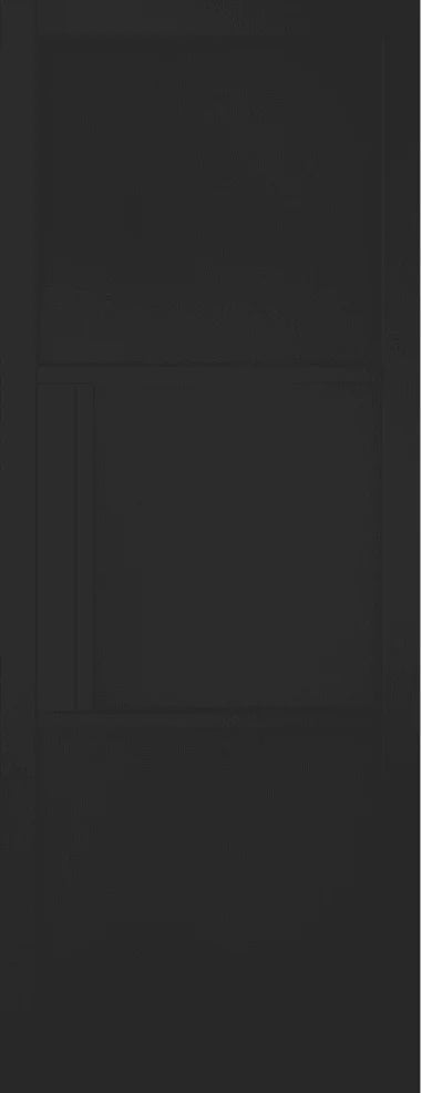 Internal Black Door Pre-Finished Tribeca 3 Panel