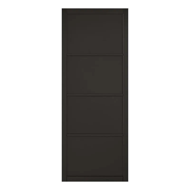 Liberty Internal Civitas Urban Industrial Primed Black 4 Panel Internal Black Door