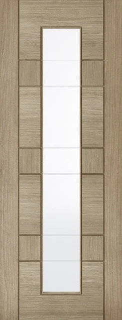 Internal LPD Prefinished Light Grey Edmonton Glazed Door