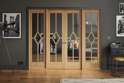 Internal Black Greenwich W8 Room Divider Doorset