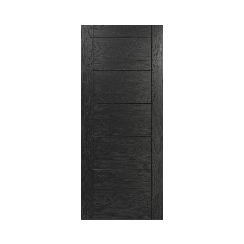 Deanta Seville Brushed Black Oak Internal Door