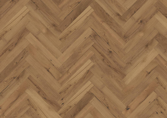 Liberty Sienna Sparta Oak Herringbone 14mm Engineered Wood Flooring 90mm