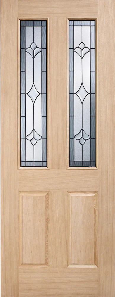 LPD External Warmer Door Oak Salisbury Double Glazed
