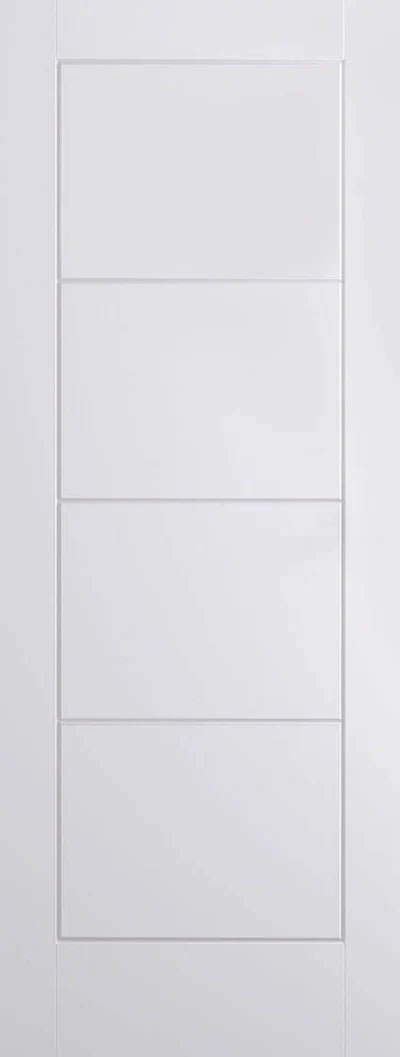 Intenal White Laminate Pre-Finished Fire Door