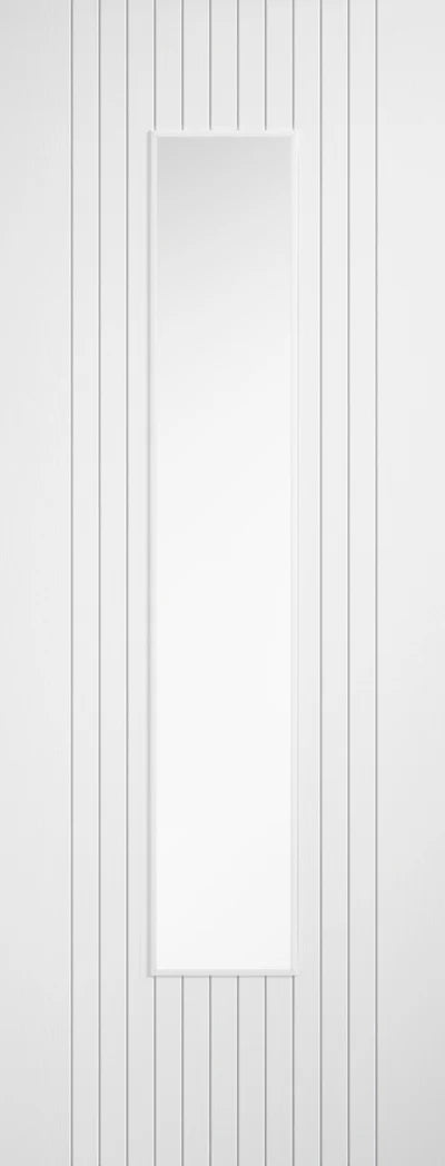 Internal White Sydney Glazed Laminate Pre-Finished Door