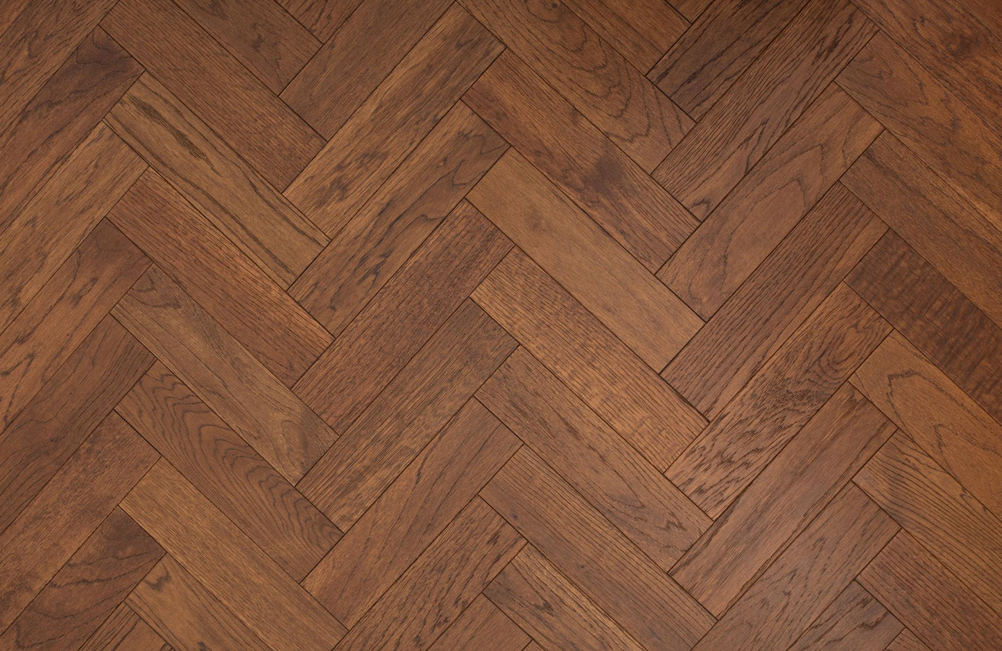 Liberty Wood Herringbone Real Wood 10mm Engineered Flooring Dark Oak Brushed Lacquered Finish
