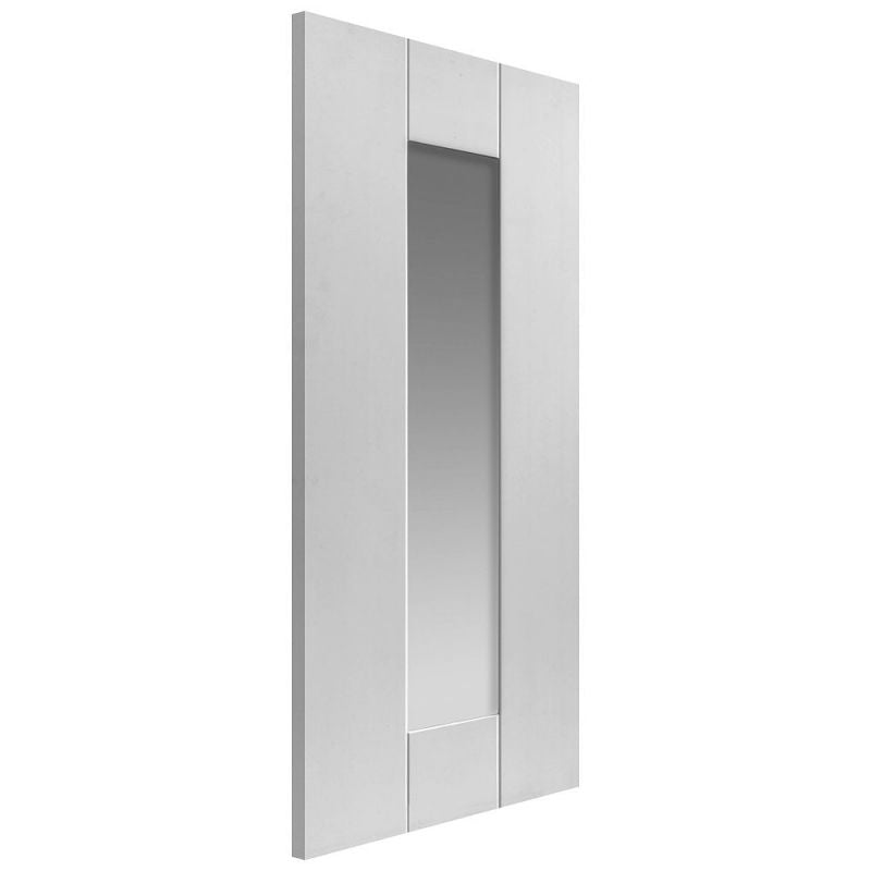 Liberty Internal White Primed Axis Clear Glazed Door