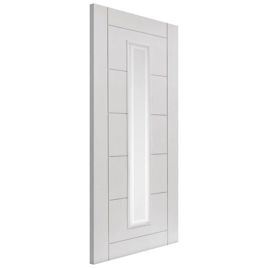 Liberty Internal White Primed Barbican Clear Glazed Door