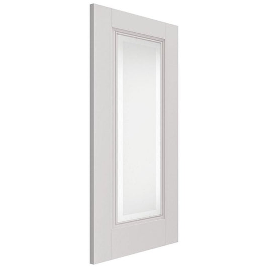 Liberty Internal White Primed Belton 1 Light Clear Etched Glazed Door
