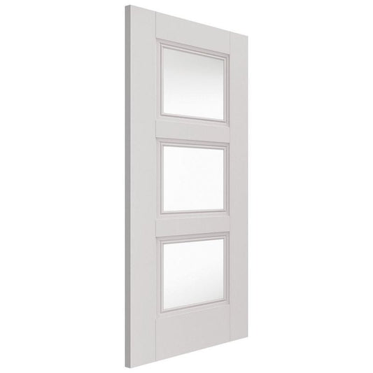 Liberty Internal White Primed Catton Clear Glazed Door Decorative Flush Mouldings
