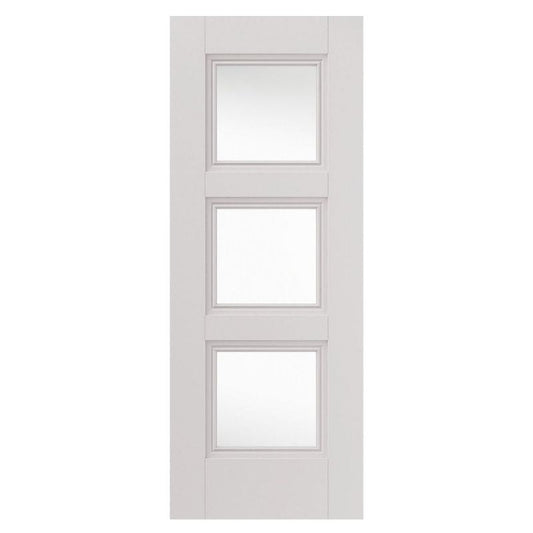 Liberty Internal White Primed Catton Clear Glazed Door Decorative Flush Mouldings