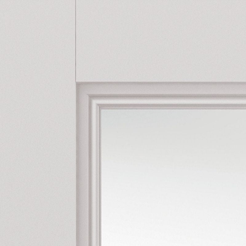 Liberty Internal White Primed Catton Clear Glazed Door Decorative Flush Mouldings
