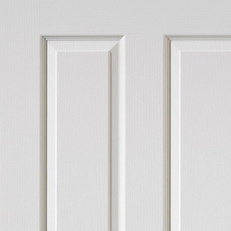 Liberty Internal White Primed 4 Panel Canterbury Grained Door