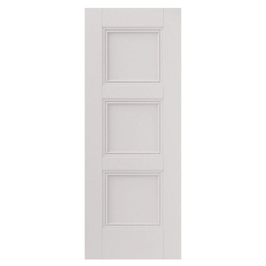 Liberty Internal White Primed Catton Fire Door 3 Panel Recessed Panels