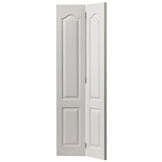Liberty Internal White Primed Classique 2 Panel Arch Top Bi-Fold Door