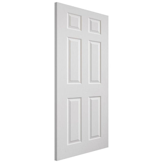 Liberty Internal White Primed Colonist Grained 6 Panel Door Fire Door