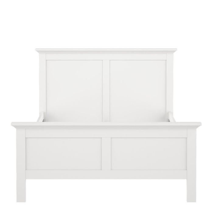 Liberty Luxury White Wooden Double Bed