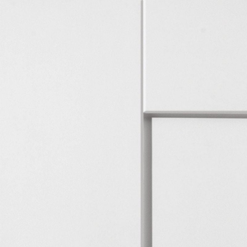 Liberty Internal White Primed Geo Clear Glazed Shaker Door