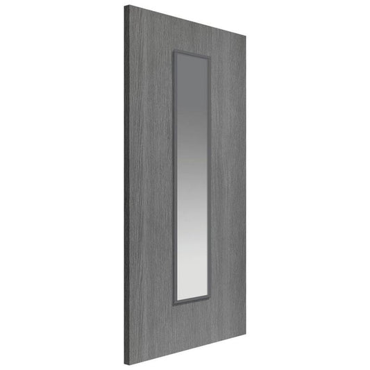 Liberty Internal Pintado Grey Clear Glazed Door Pre-Finished