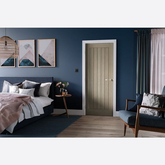 LPD Internal Light Grey Belize Door Pre Finished