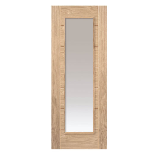 Liberty Internal Oak Palomino Clear Glazed 1L Door