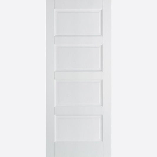 Internal White Contemporary 4P Fire Door FD30