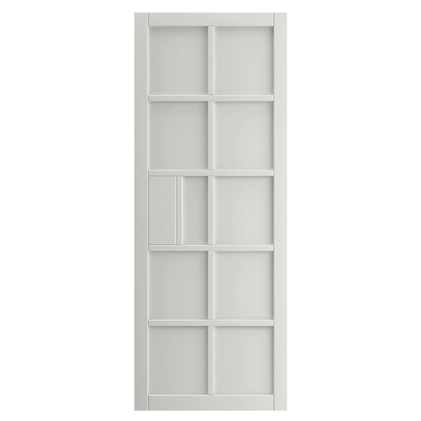 Liberty Internal White Industrial Plaza 10P Door Pre-Finished