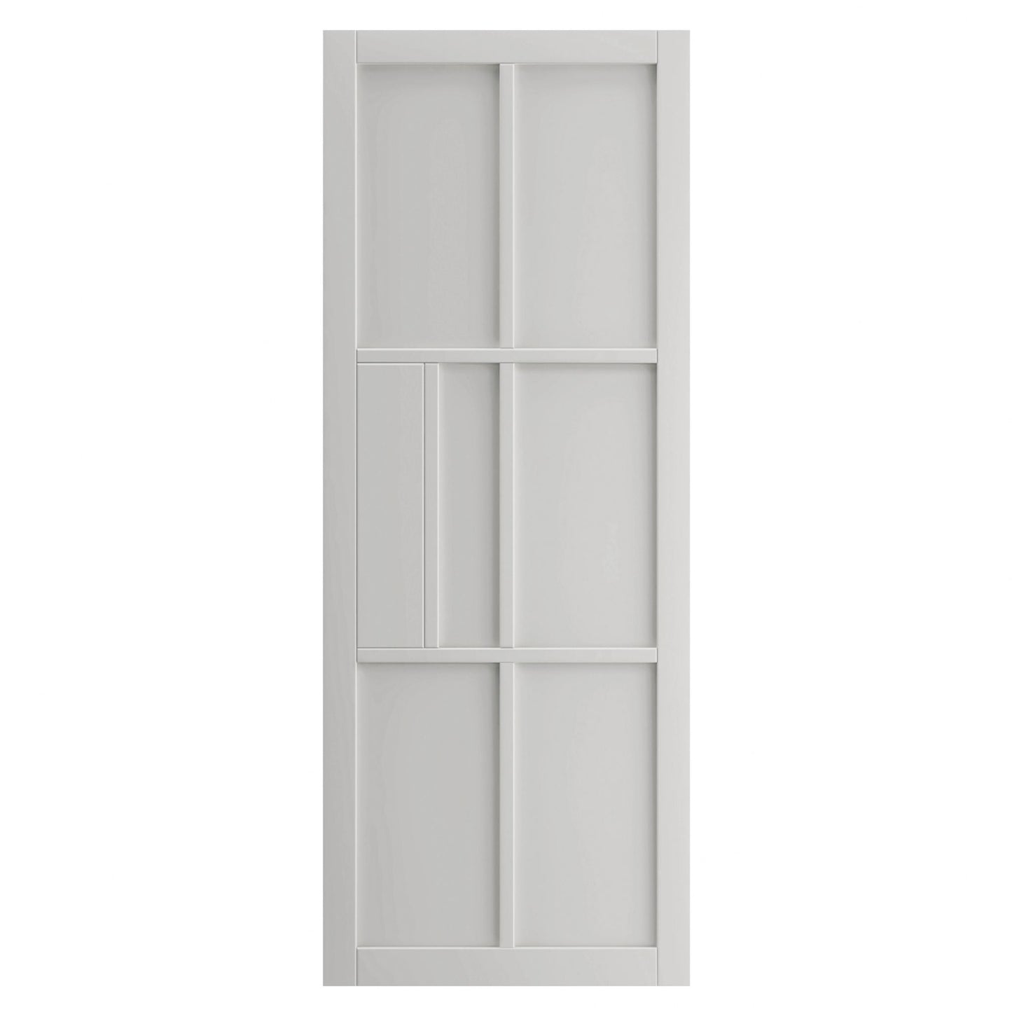 Liberty Internal White Industrial Civic 6P Door Pre-Finished