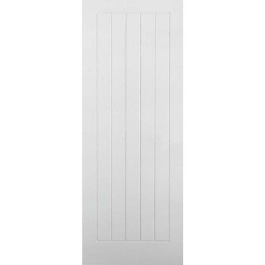 Internal White Primed Mexicano Door