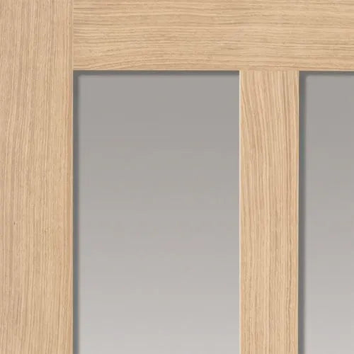 Liberty Rushmore Unfinished Oak 2 Light Internal Door