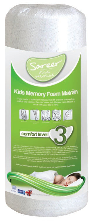 Sareer Matrah 4ft Small Double Kids Memory Foam Mattress
