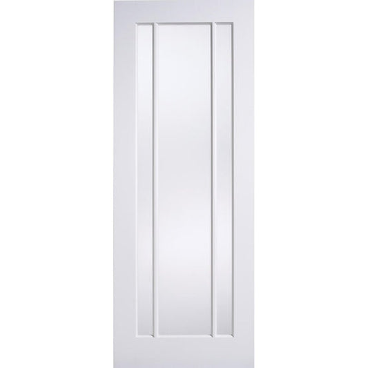 Internal White Lincoln Glazed Door 3 Light With Clear Glass