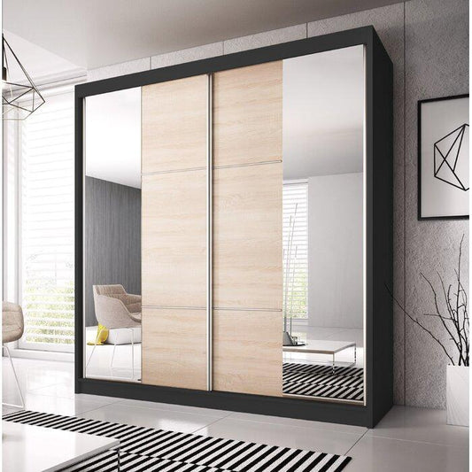 Liberty Multi 36 Sliding Mirror Door Wardrobe 233cm