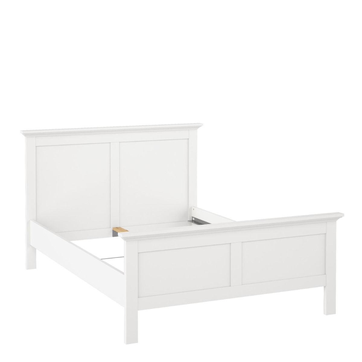 Liberty Luxury White Wooden Double Bed
